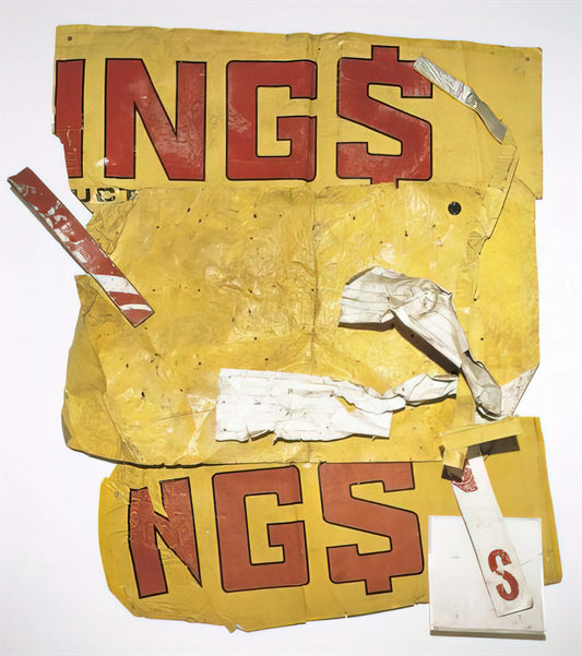 Robert Rauschenberg Photographs: The Overlooked Foundation of a Revolutionary Artistic Vision - YELLOW MOBY GLUT 1986 by Robert Rauschenberg