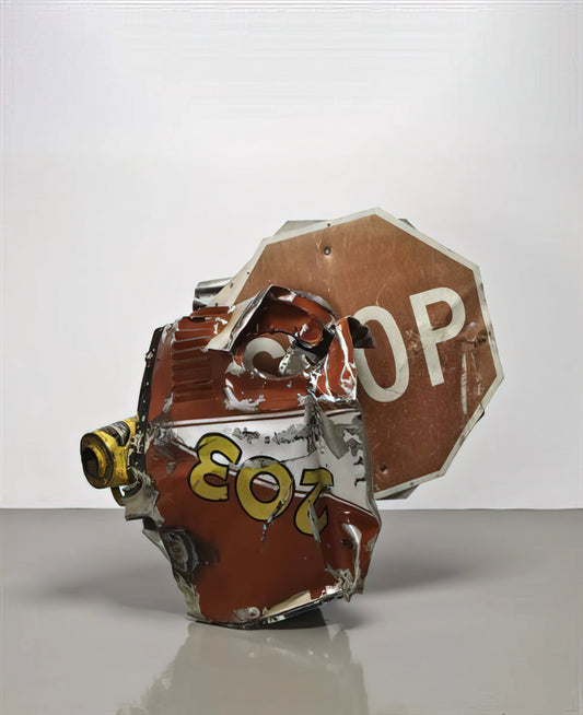 Robert Rauschenberg's Coca-Cola Plan: Decoding the Combines That Redefined American Art - STOP SIDE EARLY WINTER GLUT 1987 by Robert Rauschenberg