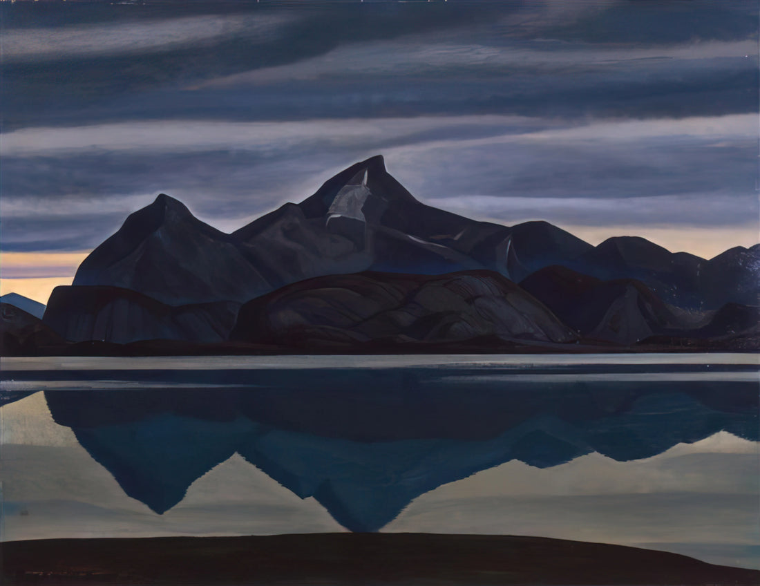 Rockwell Kent Biography: The Adventurous Life of an American Master - Mirrored Mountain, South Greenland by Rockwell Kent
