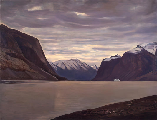 Rockwell Kent Illustrations: The Visionary Art of an American Master - North Greenland Fiord, Gray Day by Rockwell Kent
