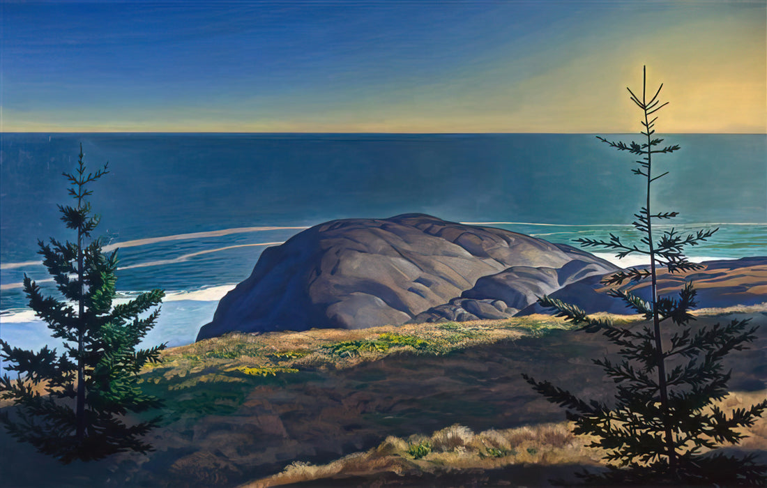 Rockwell Kent Style: The Definitive Guide to the Artist's Visionary Aesthetic - Young Spruces, Maine Coast by Rockwell Kent