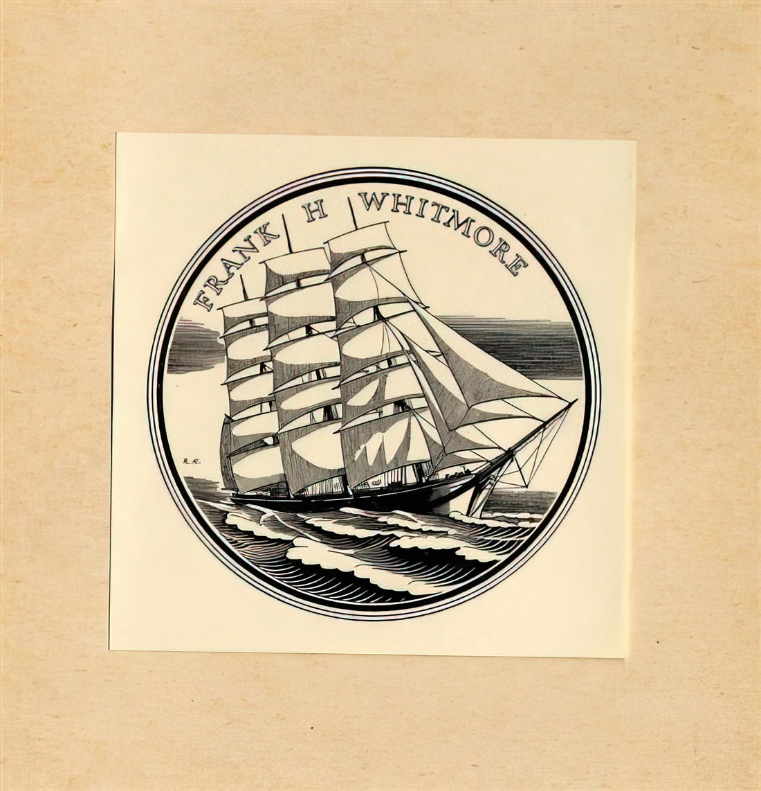 Rockwell Kent Woodcut: The Art of Wilderness and Human Spirit - Illustration to Frank H. Whitmore by Rockwell Kent