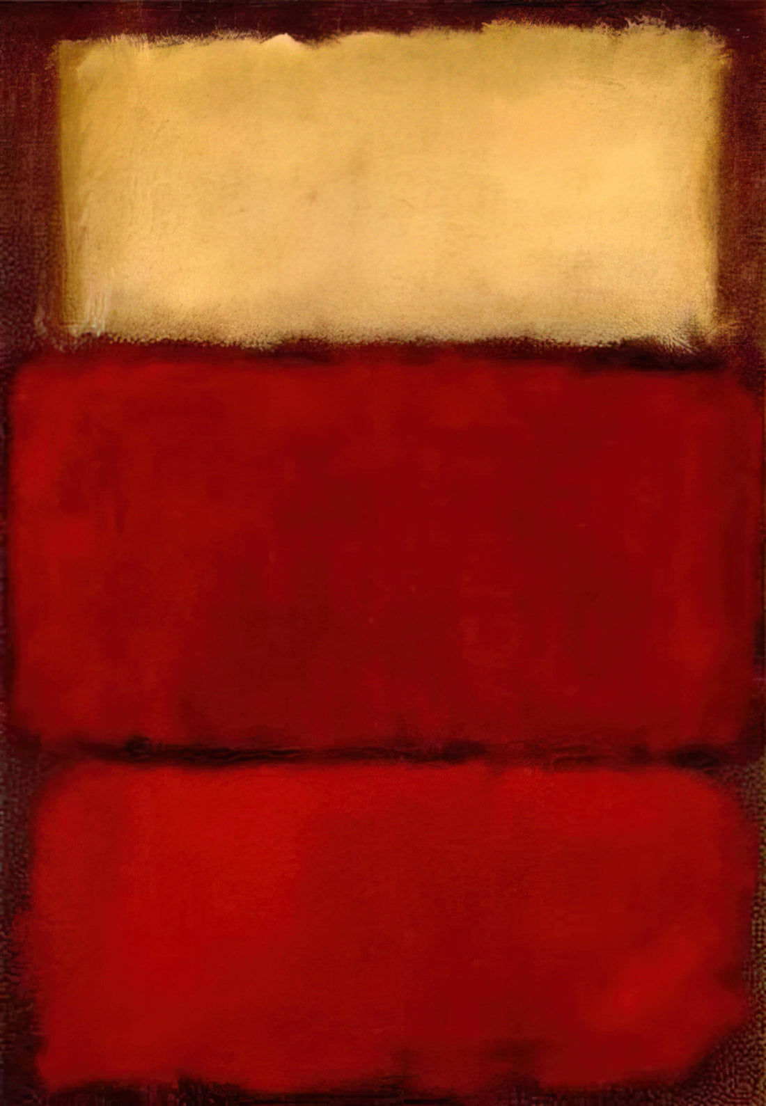 Rothko Blue and Yellow: The Emotional Power of Color Field Painting - Red - 1964 by Mark Rothko