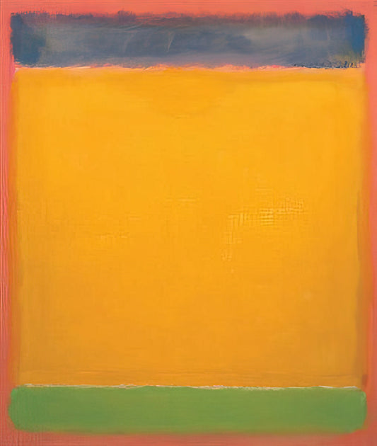 Rothko Framed Art: A Curator's Guide to Displaying the Master of Color Field Painting - United Blue, Yellow, Green on Red - 1954 by Mark Rothko