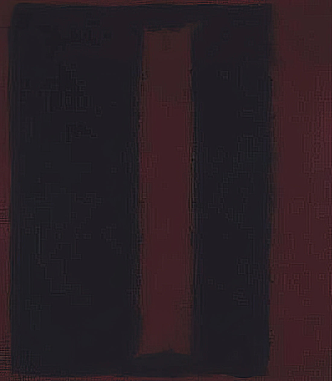 Rothko Framed: A Curator's Guide to Displaying Mark Rothko Art Prints - Black on Maroon - 1959 by Mark Rothko