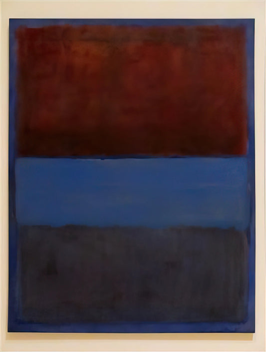 Rothko Giclée: The Definitive Guide to Museum-Quality Prints of a Modern Master - No.61 Rust and Blue - 1953 by Mark Rothko