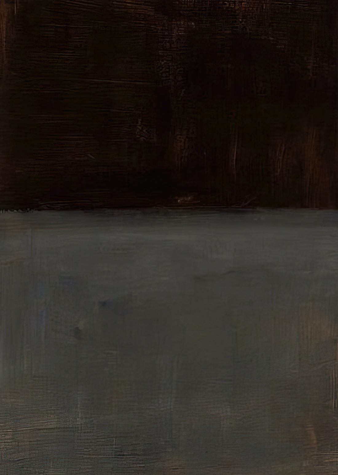 Rothko No. 8: A Deep Dive into the Artist's Transformative Masterpiece - Untitled brown and gray - 1969 by Mark Rothko
