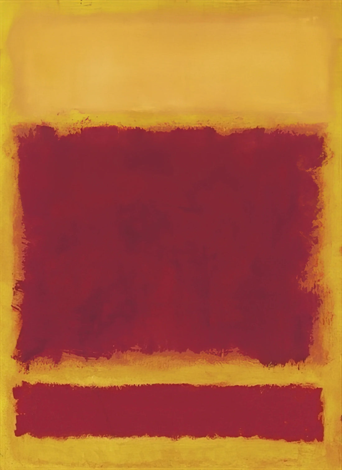 Rothko Red Yellow Orange: The Emotional Power of Color Field Painting - Composition - 1958 by Mark Rothko