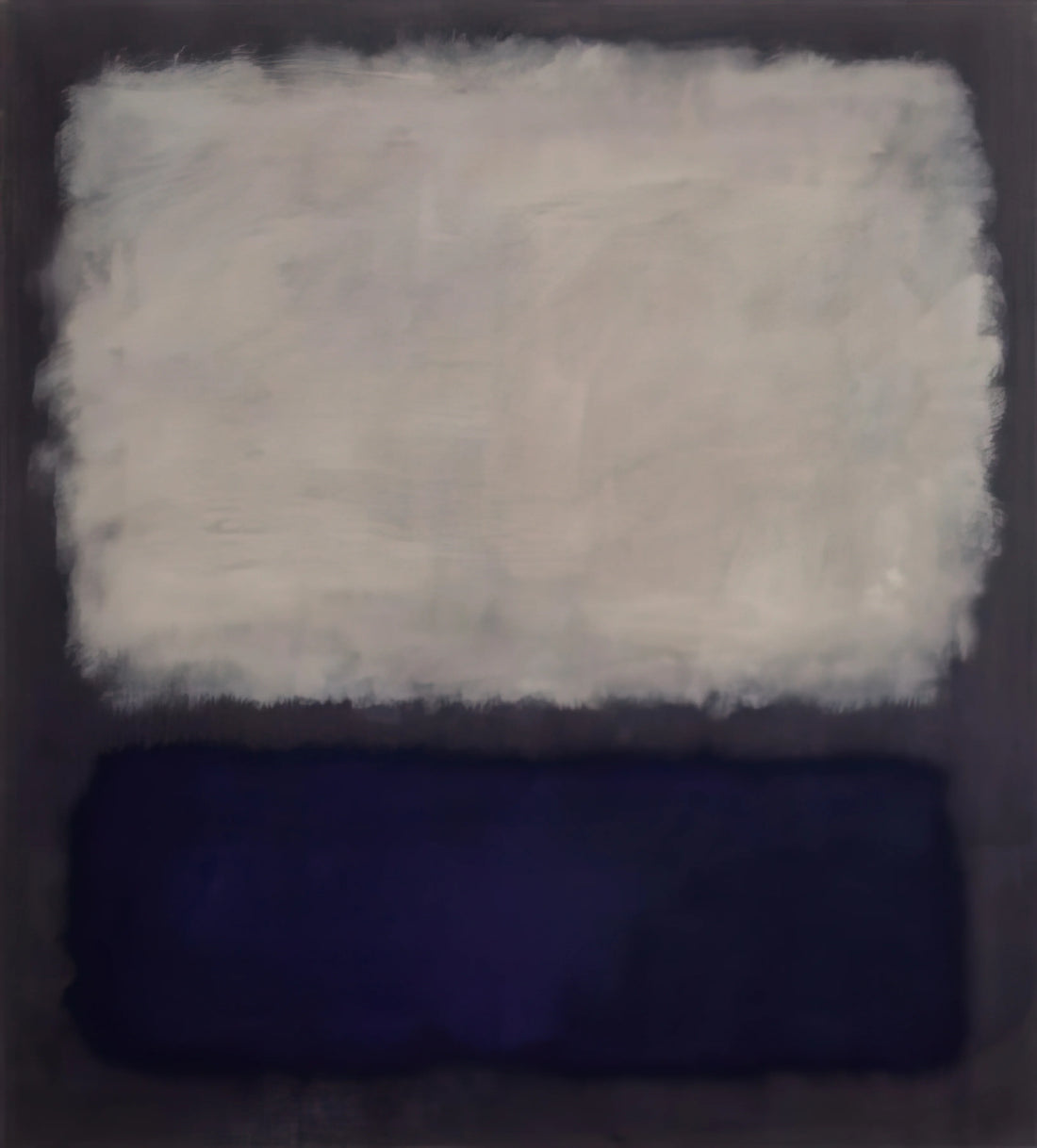 Rothko Tableaux: The Meditative Power of Mark Rothko's Color-Field Paintings - Blue and gray - 1962 by Mark Rothko