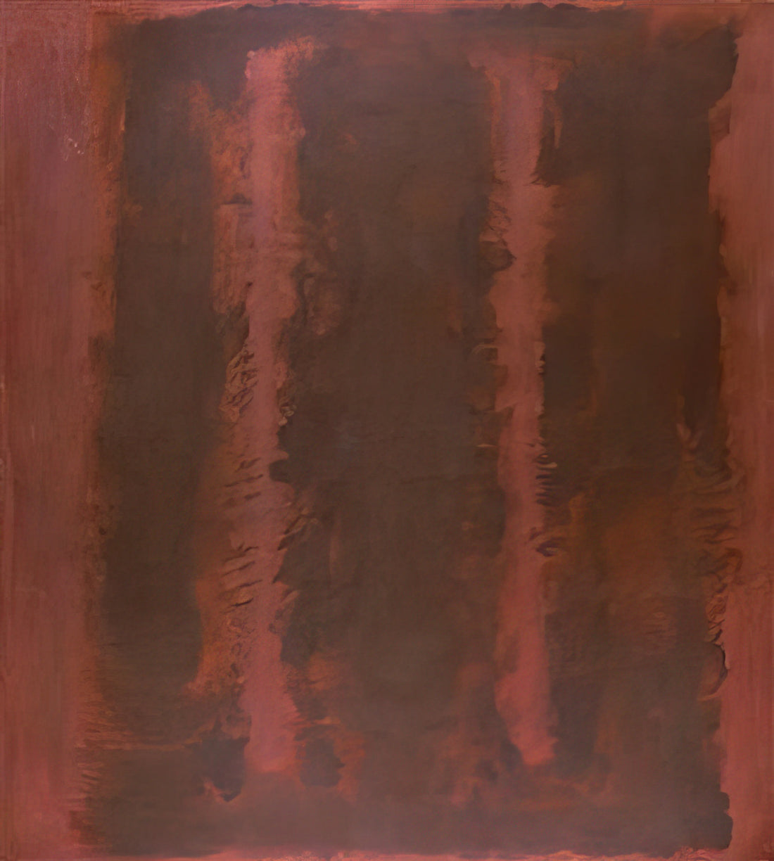 Rothko Untitled 1959: A Deep Dive into the Artist's Mature Color Field Masterpiece - Black on Maroon - 1958 by Mark Rothko