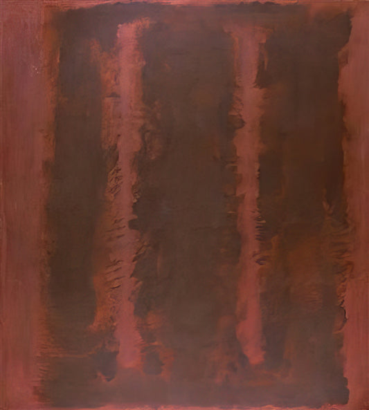 Rothko Yellow Red Blue: A Deep Dive into the Artist's Color Field Masterpiece - Black on Maroon - 1958 by Mark Rothko