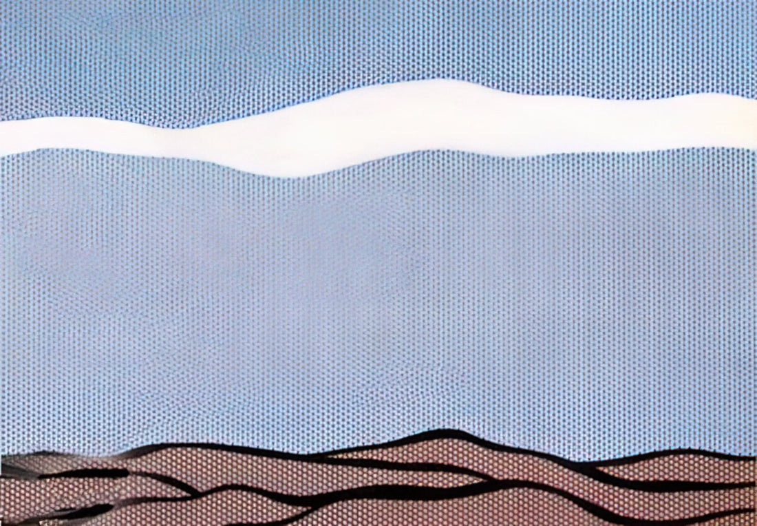 Roy Lichtenstein Canvas: A Definitive Guide to Pop Art Iconography and Museum-Quality Prints - LANDSCAPE 1964 by Roy Lichtenstein