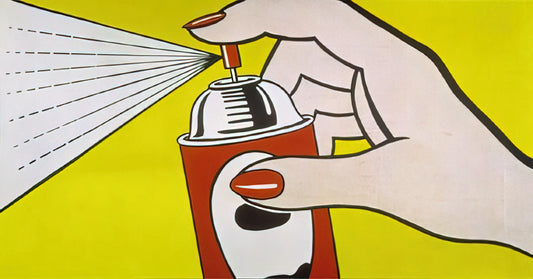 Roy Lichtenstein Famous Artwork: A Curator's Guide to His Iconic Prints - SPRAY 1962 by Roy Lichtenstein