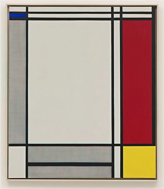 Roy Lichtenstein Pop Art Work: A Definitive Guide to the Comic Strip Master - NON OBJECTIVE I 1964 by Roy Lichtenstein