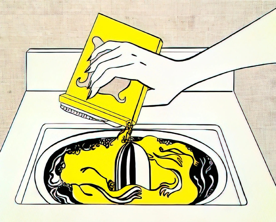 Roy Lichtenstein Posters for Sale: A Collector's Guide to Pop Art Iconography - WASHING MACHINE 1961 by Roy Lichtenstein