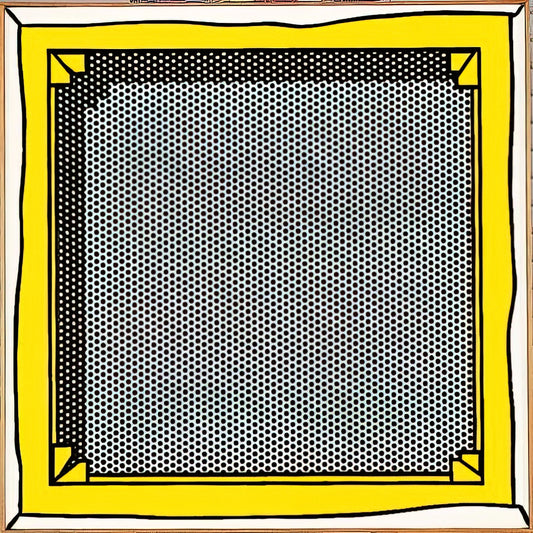Roy Lichtenstein Posters for Sale: A Collector's Guide to Pop Art Masterpieces - STRETCHER FRAME by Roy Lichtenstein