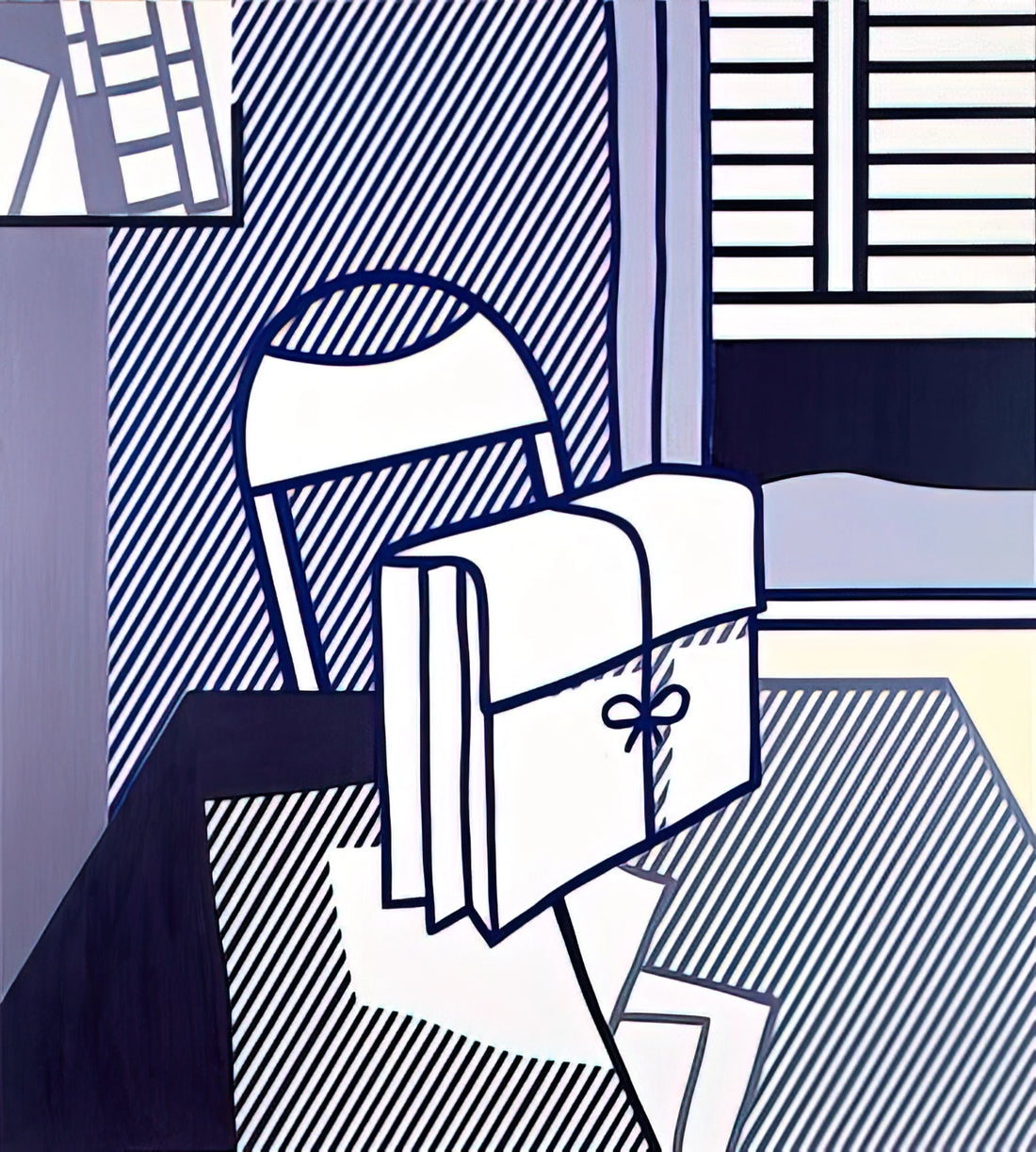 Roy Lichtenstein Prints Signed: Authenticity, Value, and Collector Insights - STILL LIFE WITH DOSSIER 1976 by Roy Lichtenstein