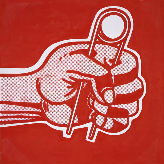 Roy Lichtenstein Top 10 Paintings: A Curated Guide to Pop Art Masterpieces - THE GRIP 1962 by Roy Lichtenstein