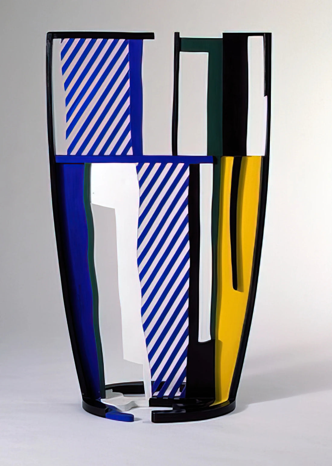Roy Lichtenstein Website: A Digital Portal to Pop Art's Iconic Vision - GLASS IV 1977 by Roy Lichtenstein