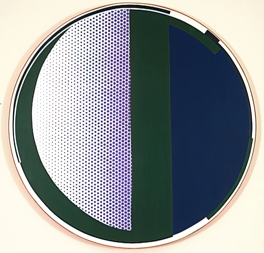 Roy Lichtenstein and Piet Mondrian: Pop Art Meets Geometric Abstraction - MIRROR 1972 by Roy Lichtenstein