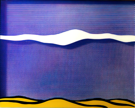 Roy Lichtenstein: The Master of Modern Art and Pop Culture Iconography - ARCTIC LANDSCAPE 1964 by Roy Lichtenstein