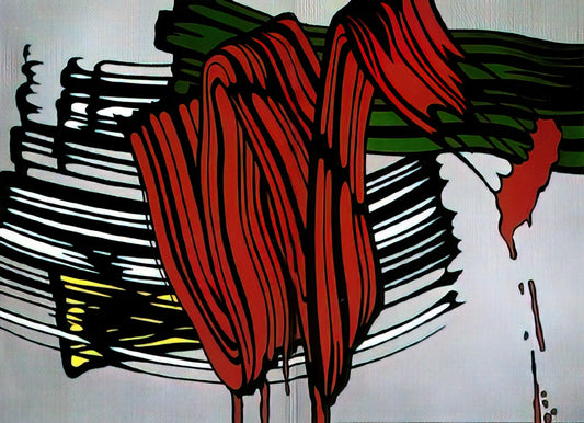 Roy Lichtenstein: The Pop Artist Who Transformed Comics into High Art - BIG PAINTING NO 6 1965 1 by Roy Lichtenstein