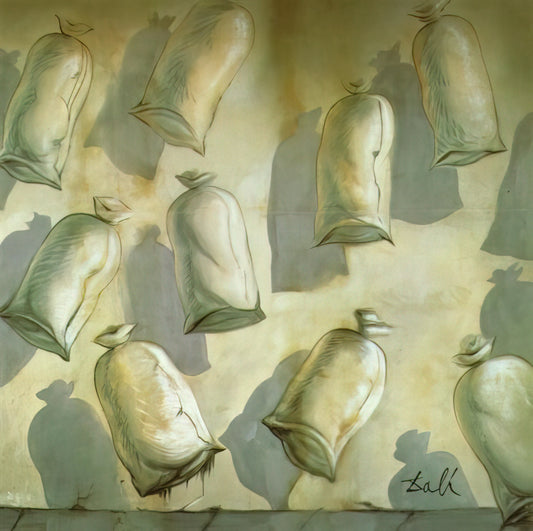 Salvador Dalí Zodiac Lithographs: A Surrealist's Celestial Vision - SET DESIGN FOR THE BALLET LOS SACOS DEL MOLINERO 2 by Salvador Dali