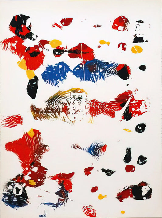 Sam Francis Blue: The Ethereal Color Field That Defined an Abstract Master - Untitled  SF27S  by Sam Francis