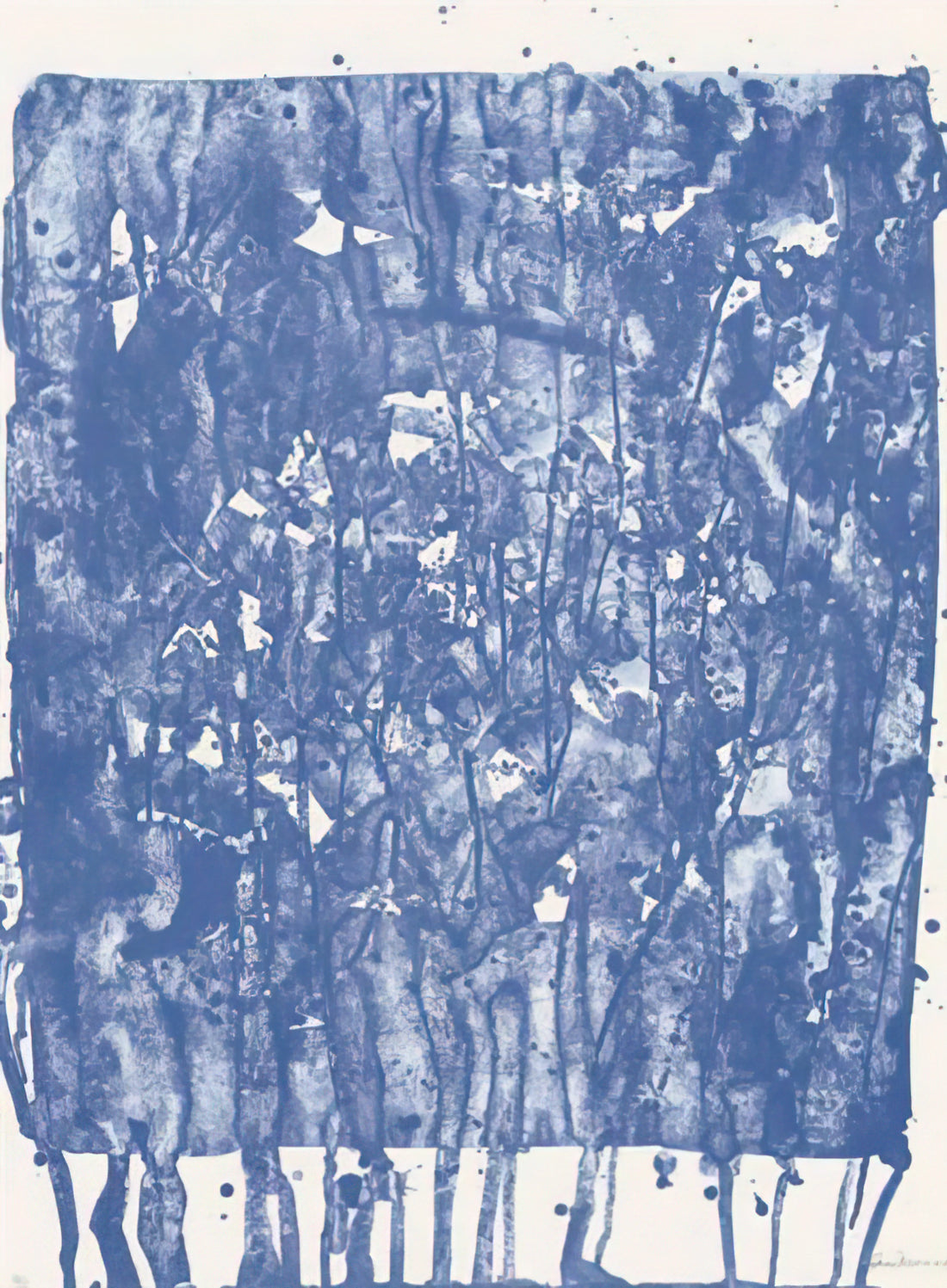 Sam Francis Lithograph Prices: A Collector's Guide to Value, Authenticity, and Investment - Untitled  from Papierski Portfolio   SF 351  by Sam Francis