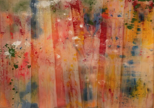 Sam Gilliam at the Hirshhorn: A Legacy of Abstraction and Innovation - Lady Day II by Sam Gilliam