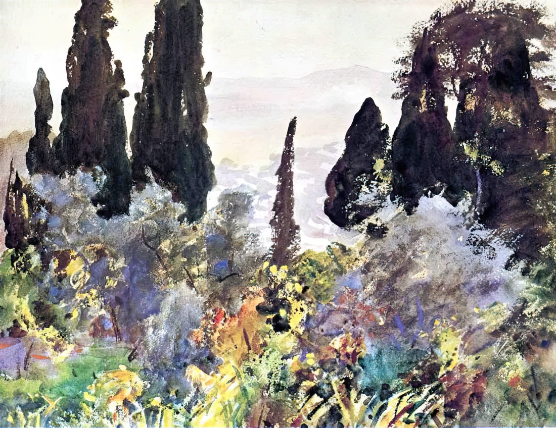 Sargent Figure Drawings: Mastery of Line, Form, and Psychological Depth - Granada by John Singer Sargent