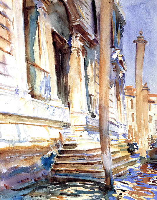 Sargent and the Sea: The Maritime Masterpieces of John Singer Sargent - Doorway of a Venetian Palace by John Singer Sargent