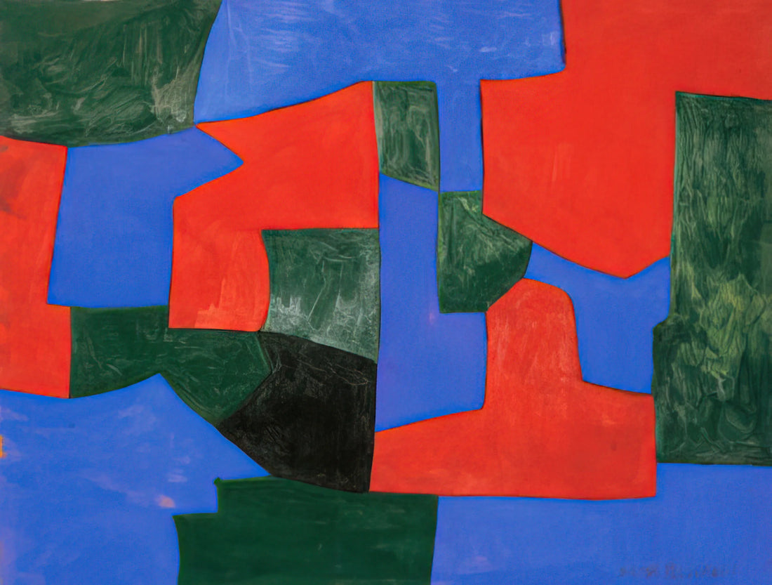Serge Poliakoff Lithograph: A Guide to the Abstract Master's Printmaking Legacy - Composition abstraite - 1959 by Serge Poliakoff