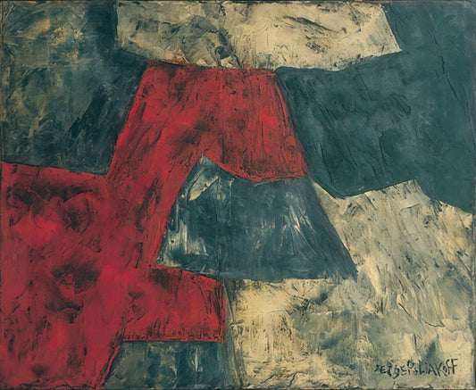 Serge Poliakoff Reproduction: A Guide to Museum-Quality Prints of an Abstract Master - Composition - 1958 by Serge Poliakoff