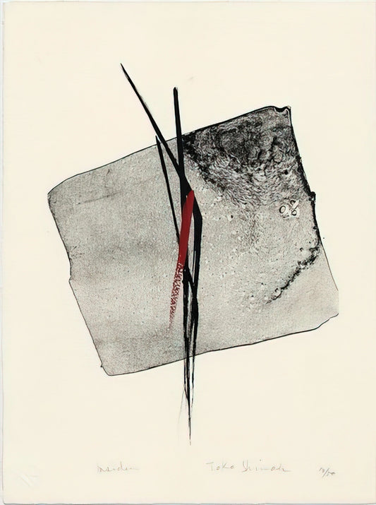 Shinoda Artist: Exploring the Abstract Calligraphy of Toko Shinoda - Maiden - 1985 by Toko Shinoda