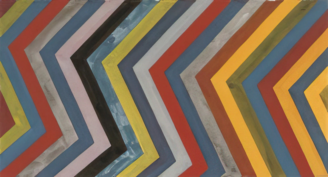 Sol LeWitt Framed Art Print: A Curator's Guide to Owning Conceptual Art - Irregular Bands with Colors Superimposed by Sol LeWitt