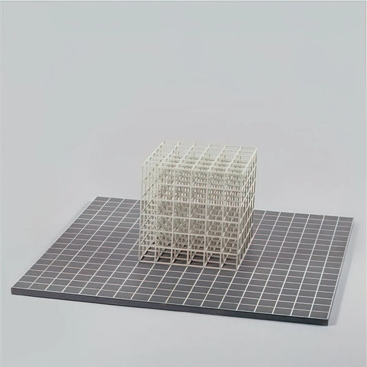 Sol LeWitt Wall Drawings: Conceptual Art's Architectural Legacy - Modular cube. Base by Sol LeWitt