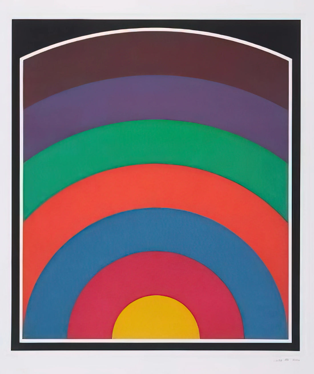 Sol LeWitt at MOCA: Conceptual Art's Enduring Legacy and Where to Find Museum-Quality Prints - Arc Bands by Sol LeWitt