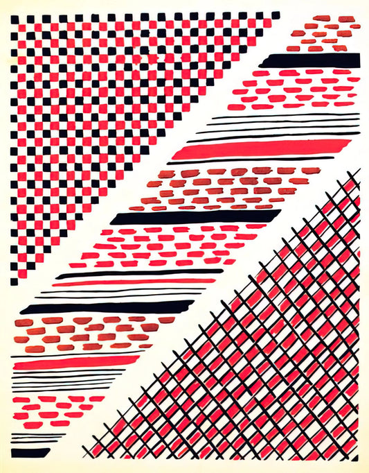 Sonia Delaunay Clothing: The Avant-Garde Fusion of Art and Fashion - COMPOSITION 13 by Sonia Delaunay