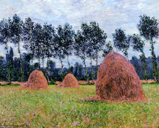 Sotheby's Monet: A Deep Dive into Auction Records, Market Trends, and Collector Insights - Haystacks, Overcast Day by claude monet