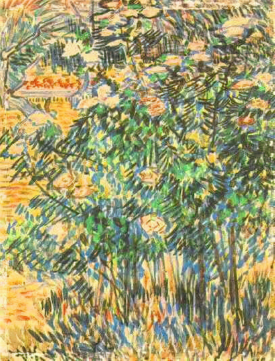 Starry Night Poster Framed: A Curator's Guide to Displaying Van Gogh's Masterpiece - Flowering Shrubs by Vincent van Gogh