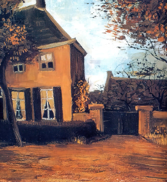 Starry Night by Van Gogh: An Iconic Canvas Print for Art Lovers - The Vicarage at Nuenen by Vincent van Gogh