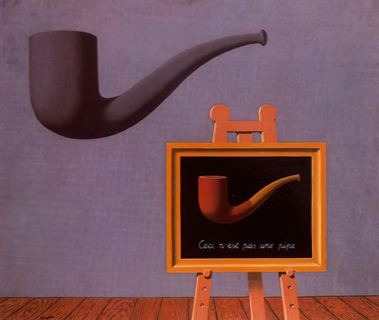 Surrealism Art: The Enigmatic World of René Magritte - THE TWO MYSTERIES 1966 by Rene Magritte