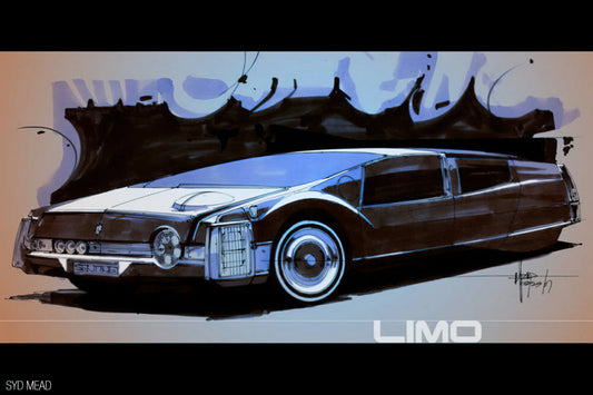 Syd Mead Print: A Collector's Guide to the Visionary's Futuristic Art - Syd Mead by Syd Mead