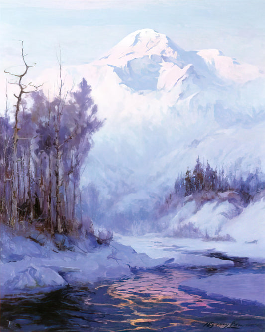 Sydney Laurence Posters: The Romantic Vision of Alaska's Premier Painter - The Breakup - Romanticism by Sydney Laurence