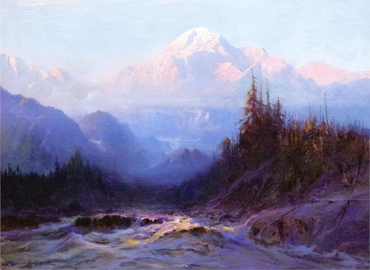 Sydney Laurence Prints for Sale: Collecting the Romantic Vision of Alaska's Premier Painter - Mount McKinley - 1925 by Sydney Laurence
