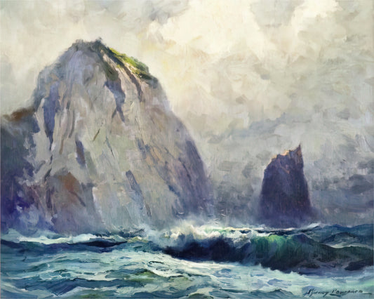 Sydney Laurence: The Painter Laureate of Alaska's Wild Frontier - Cape St. Elias - 1928 by Sydney Laurence