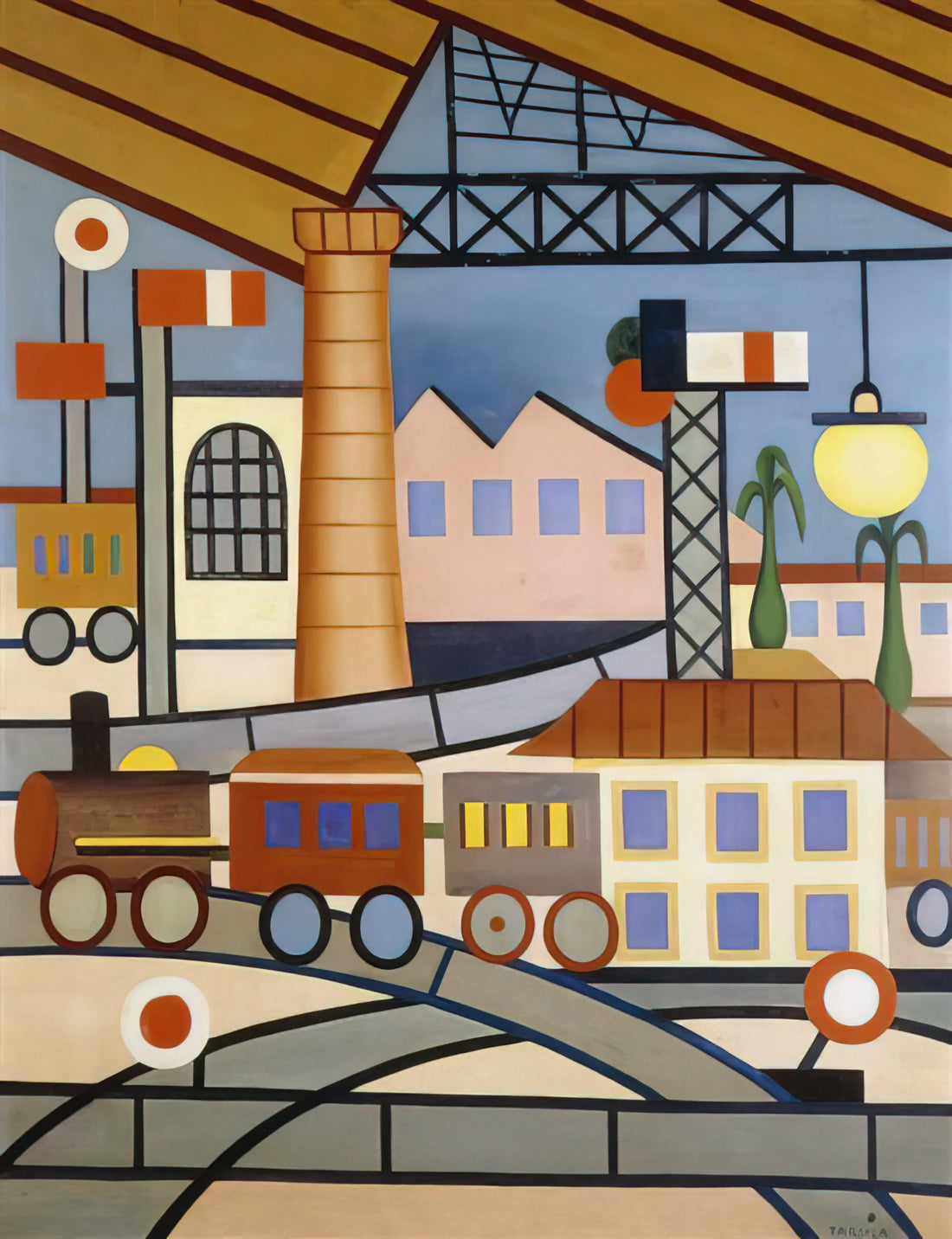 Tarsila do Amaral: The Revolutionary Voice of Brazilian Modernism - A Gare by Tarsila do Amaral