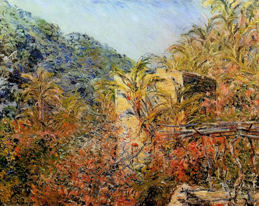 The Artist's Garden at Giverny Print: Monet's Living Masterpiece in Your Home - The Valley of Sasso, Sunshine by claude monet