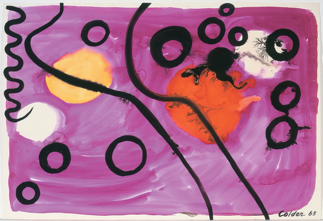 The Collector's Guide to Authentic Calder Signed Lithographs: History, Value, and Acquisition - UNTITLED 1963 by Alexander Calder